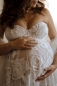 Preview: ROSE Babybauch Kleid für Fotoshooting