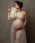 Preview: DESERT #84 Babybauch Kleid für Fotoshooting