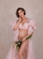 Preview: FERRERO in DUSTY PINK Designer Maternity Gown for Photoshooting