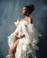Preview: OSTRICH feather cape
