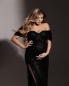 Preview: GLAM in SCHWARZ Babybauch Kleid