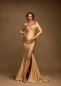 Preview: CLASSIC in GOLD Babybauch Kleid