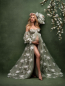 Preview: BLOSSOM in SAGE#97 Babybauch Kleid