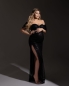 Preview: GLAM in SCHWARZ Babybauch Kleid