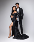 Preview: CLASSIC in SCHWARZ Babybauch Kleid