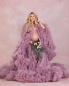 Preview: JADORE in MAUVE #59 maternity robe for photoshooting