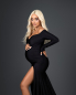 Preview: CLASSIC in SCHWARZ Babybauch Kleid