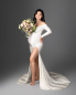 Preview: CLASSIC in IVORY Babybauch Kleid