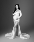 Preview: CLASSIC in IVORY Babybauch Kleid
