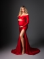Preview: CLASSIC in RED maternity gown