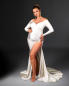 Preview: CLASSIC in IVORY Babybauch Kleid