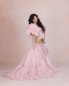 Preview: FERRERO in DUSTY PINK Designer Maternity Gown for Photoshooting