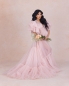 Preview: FERRERO in DUSTY PINK Designer Maternity Gown for Photoshooting