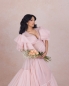 Preview: FERRERO in DUSTY PINK Designer Maternity Gown for Photoshooting