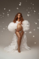 Preview: AMOUR in WEIß Outfit für Fotoshooting
