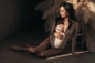 Preview: Maternity BODYSUIT for photoshoot in nude