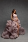 Preview: ESMERALDA in LILAC#81 Babybauch Kleid für Fotoshooting