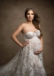 Preview: ROSE in IVORY Babybauch Kleid für Fotoshooting