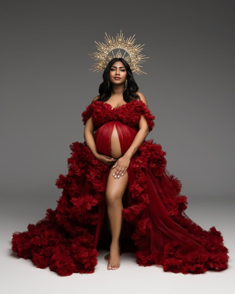 COCO in ROT#44 Babybauch Kleid