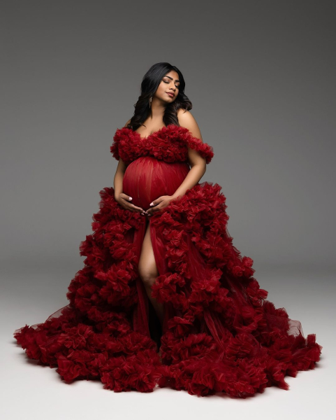 Preview: COCO in RED#44 maternity gown