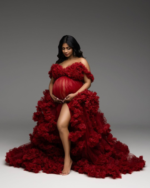 Preview: COCO in RED#44 maternity gown