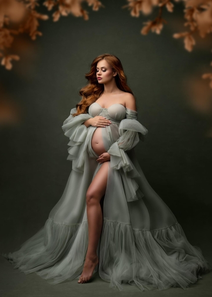 LILY#97 maternity gown for Photoshoot