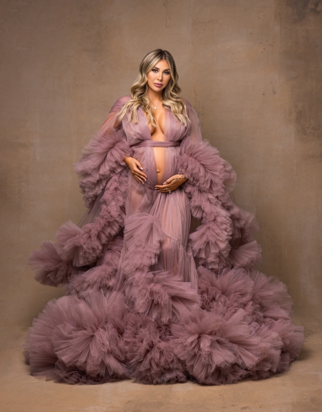 JADORE #59 maternity robe for photoshoot