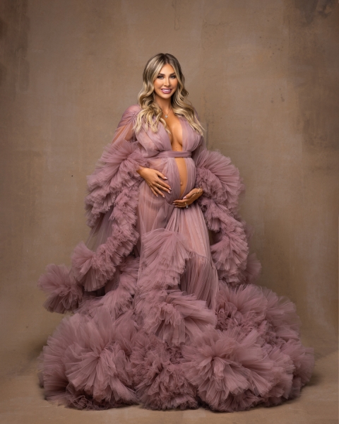 JADORE #59 maternity robe for photoshoot