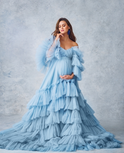 RIHANNA #83 Maternity gown for Photoshoot or Babyshower
