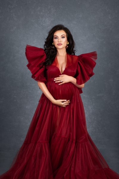 FERRERO #44 Babybauch Kleid für Fotoshooting