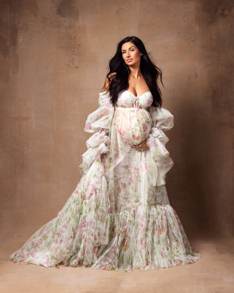 CLOVER Maternity Gown