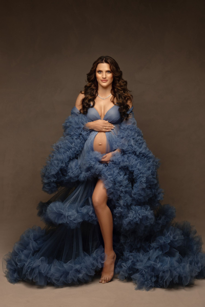 KATHY#75 maternity gown for photoshooting