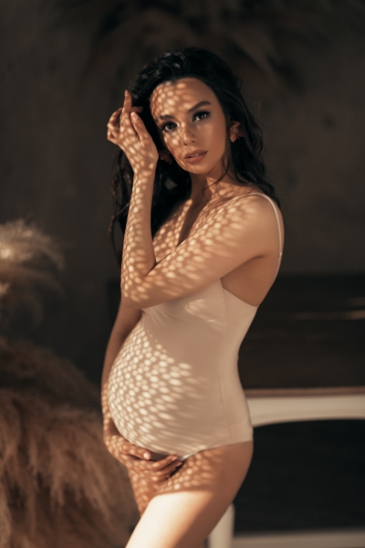 Maternity BODYSUIT for photoshoot in nude