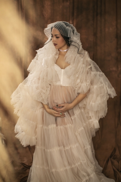 GRACE Maternity gown for Photoshoot or Babyshower