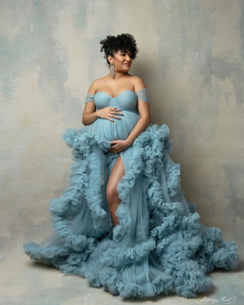 CINDERELLA#83 maternity gown for photoshooting
