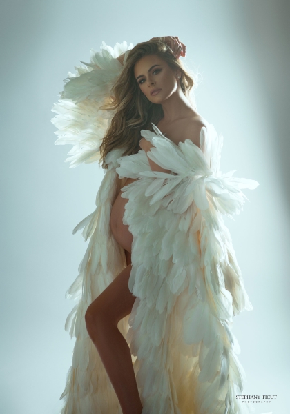 ATHENA Babybauch Cape für Fotoshooting