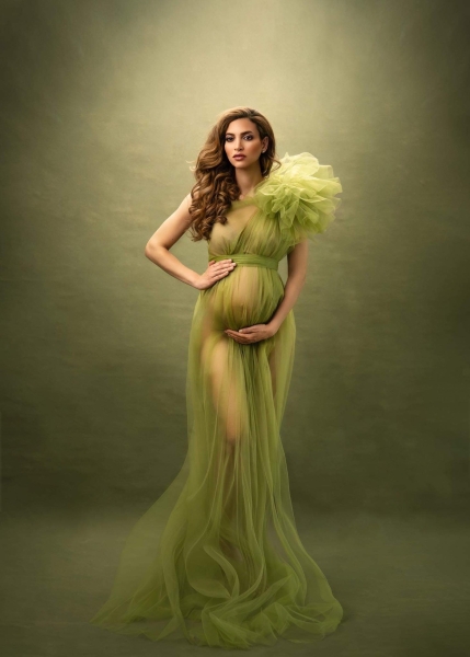 DESERT #77 maternity gown for photoshoot