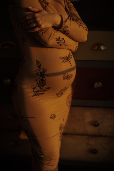 TATU maternity gown for photoshoot