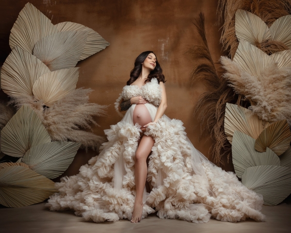 COCO in CREAM#84 maternity gown for photoshooting