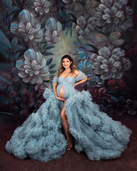 CINDERELLA#83 maternity gown for photoshooting