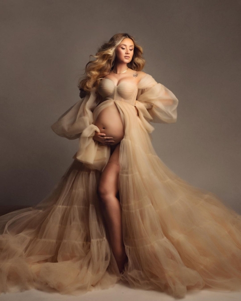 KATE maternity gown for Photoshoot