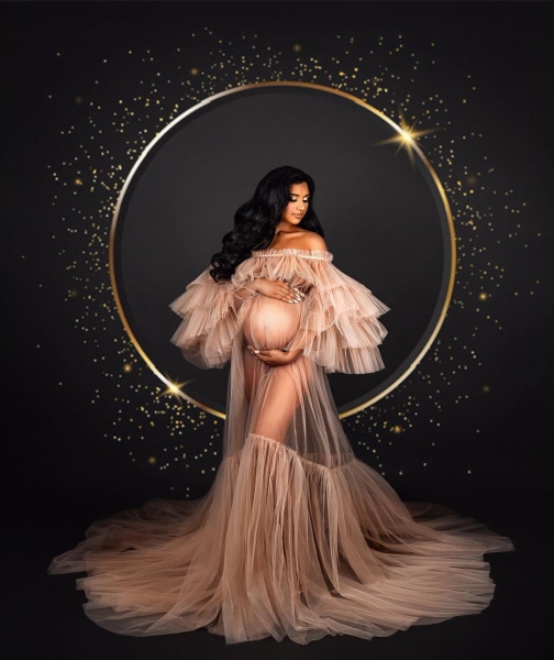 LEILA#51 Maternity gown for Photoshooting