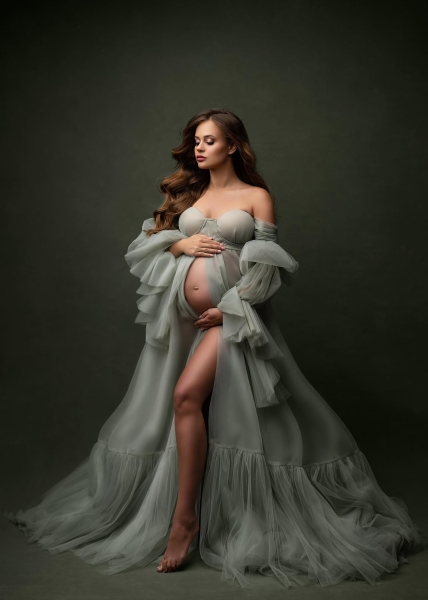 LILY#97 maternity gown for Photoshoot