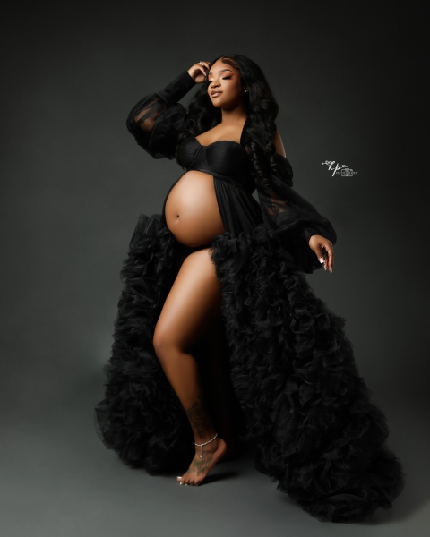 BLACK DIAMOND maternity outfit
