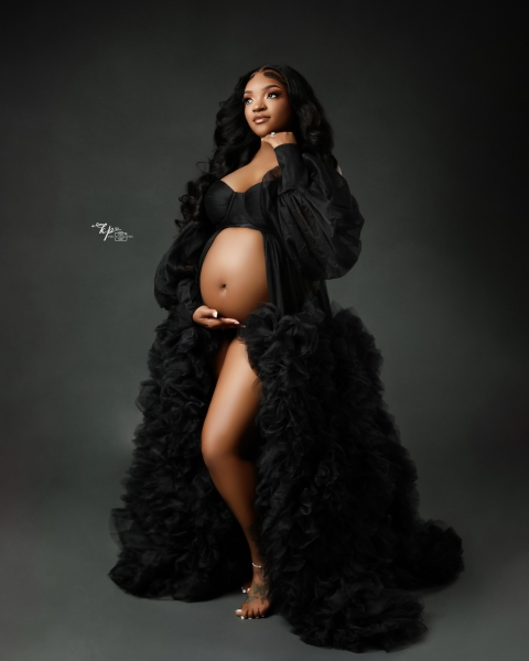 BLACK DIAMOND maternity outfit