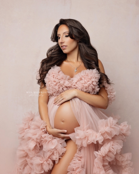 COCO#9 Babybauch Kleid für Fotoshooting