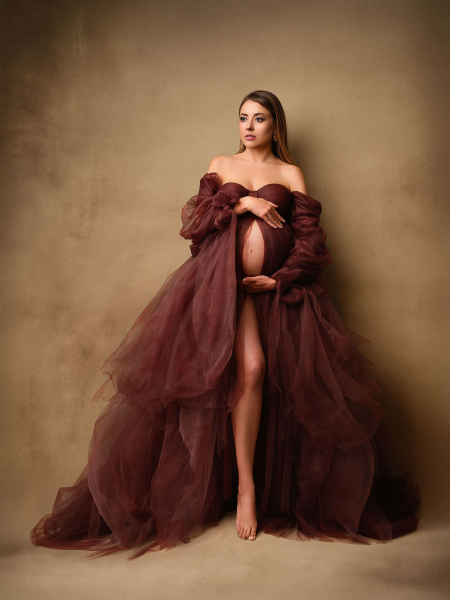 HONEY in RUST#94 maternity gown