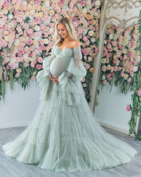 KATE#97 maternity gown for Photoshoot