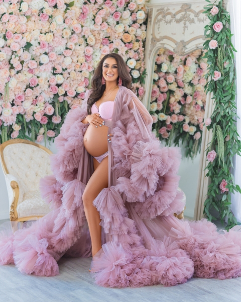 JADORE #59 Babybauch Kleid für Fotoshooting