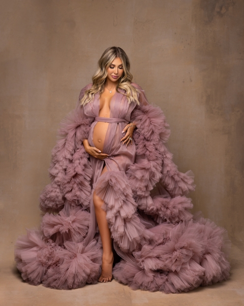 JADORE #59 maternity robe for photoshoot